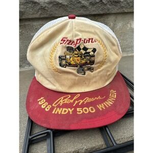 Vintage Snap-On‎ Rick Mears Hat 1988 Indy 500 Winner SnapBack Mesh Horizon